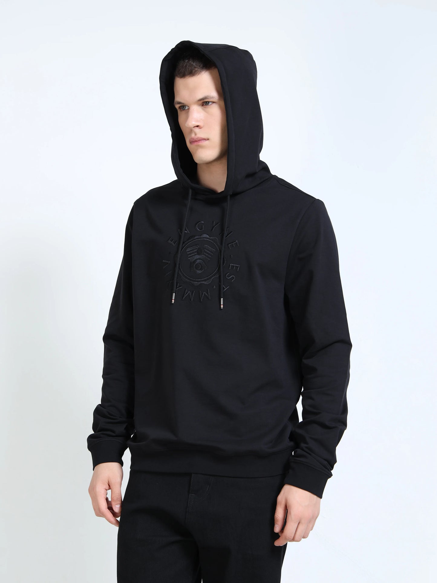 Midnight Engyne Hoodie Black