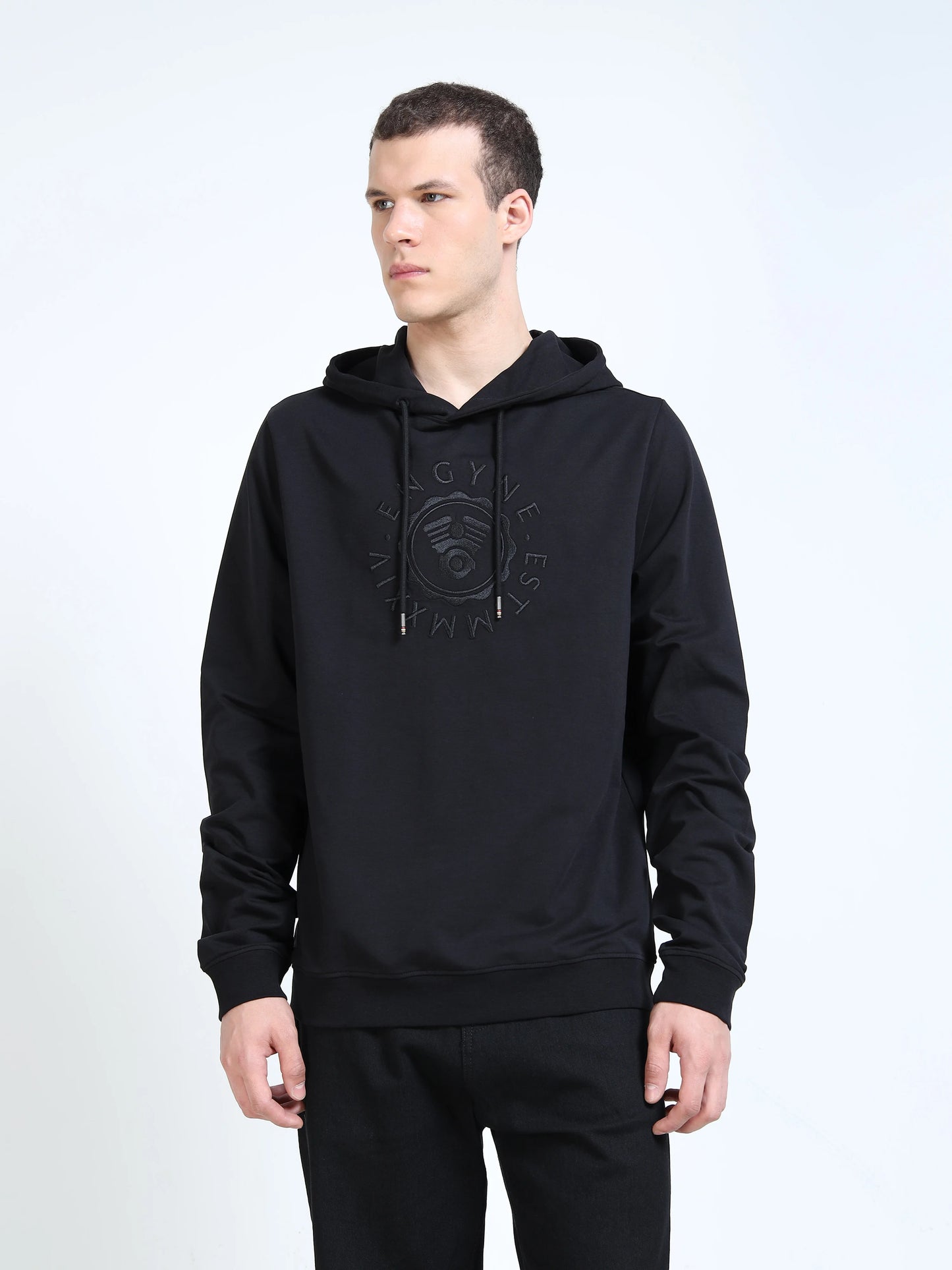 Midnight Engyne Hoodie Black