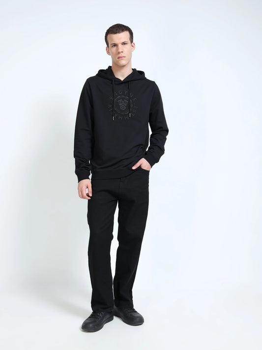 Midnight Engyne Hoodie Black