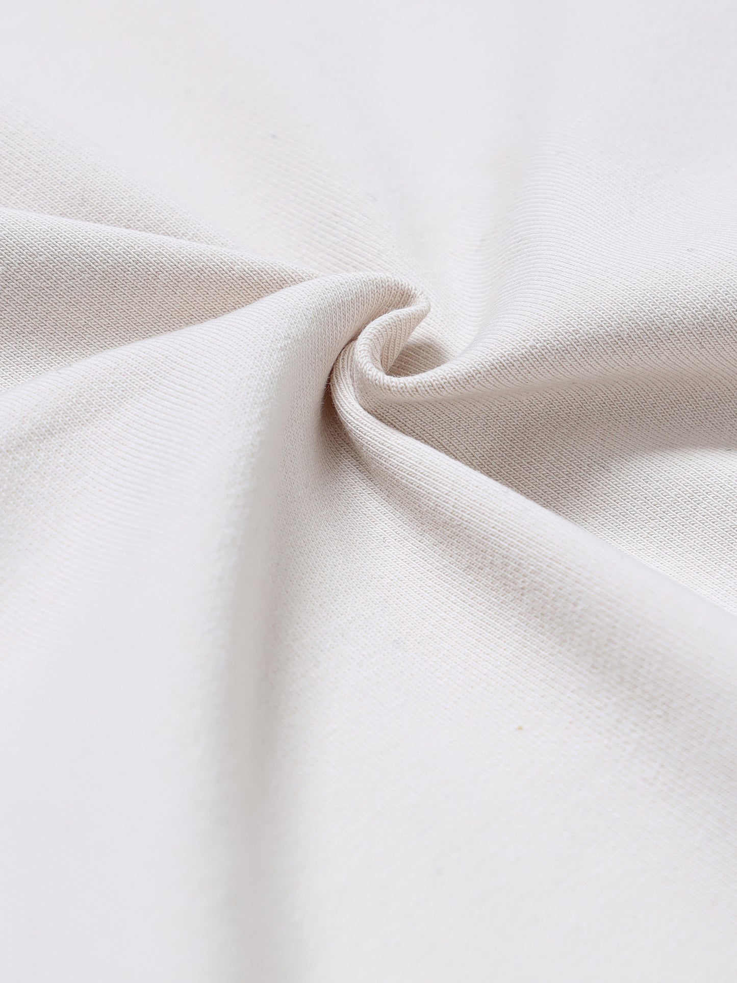 High Neck Zipper Sweatshirt with 4-Color Flag Tape and Contrast-Tipped Cuffs Beige