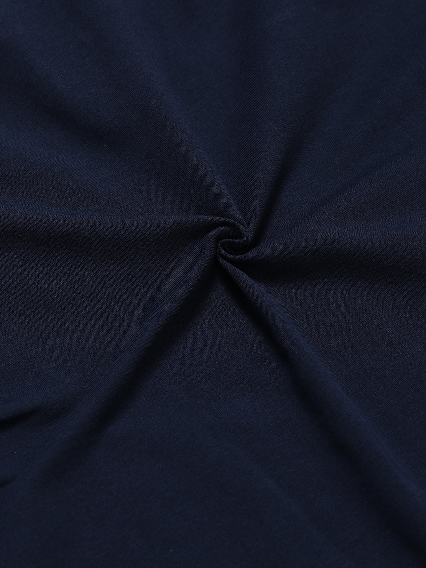 Neck Zipper Sweatshirt with 4-Color Flag Tape and Contrast-Tipped Cuffs Navy