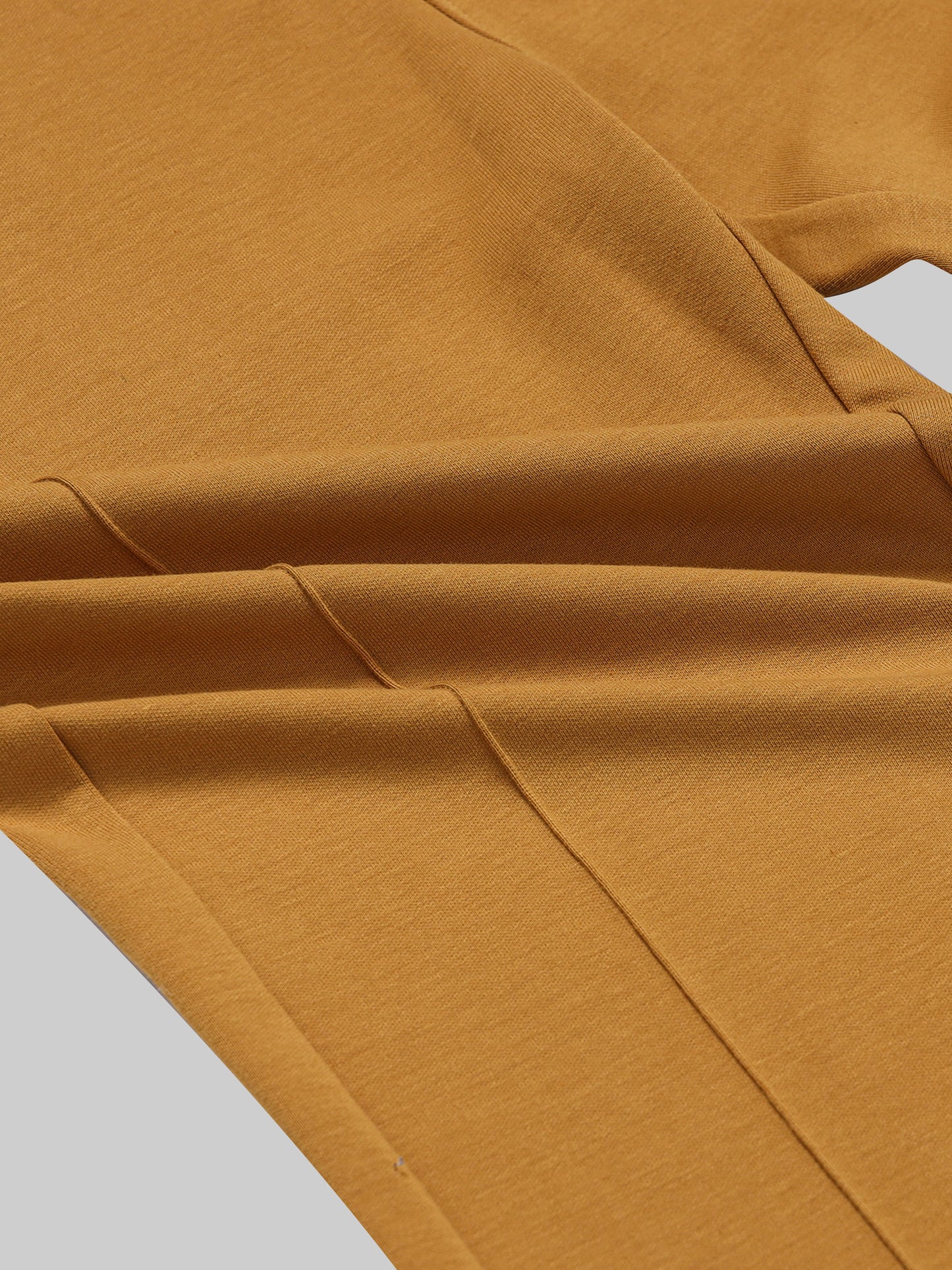 Rougen Cotton Elastane Loop Knit Trackpant with Center Pin Tuck element