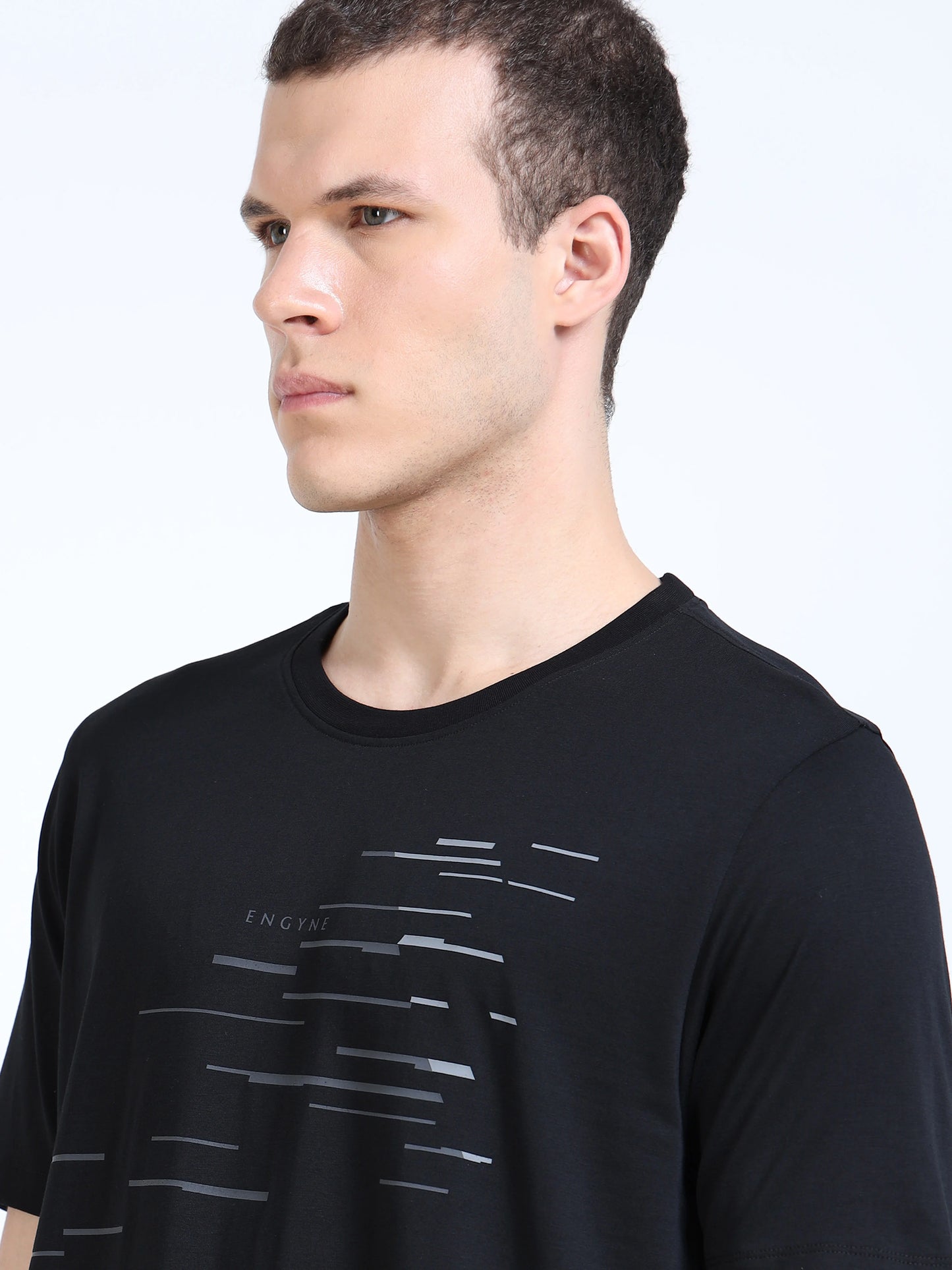 Engyne Echo Motion Tee Black