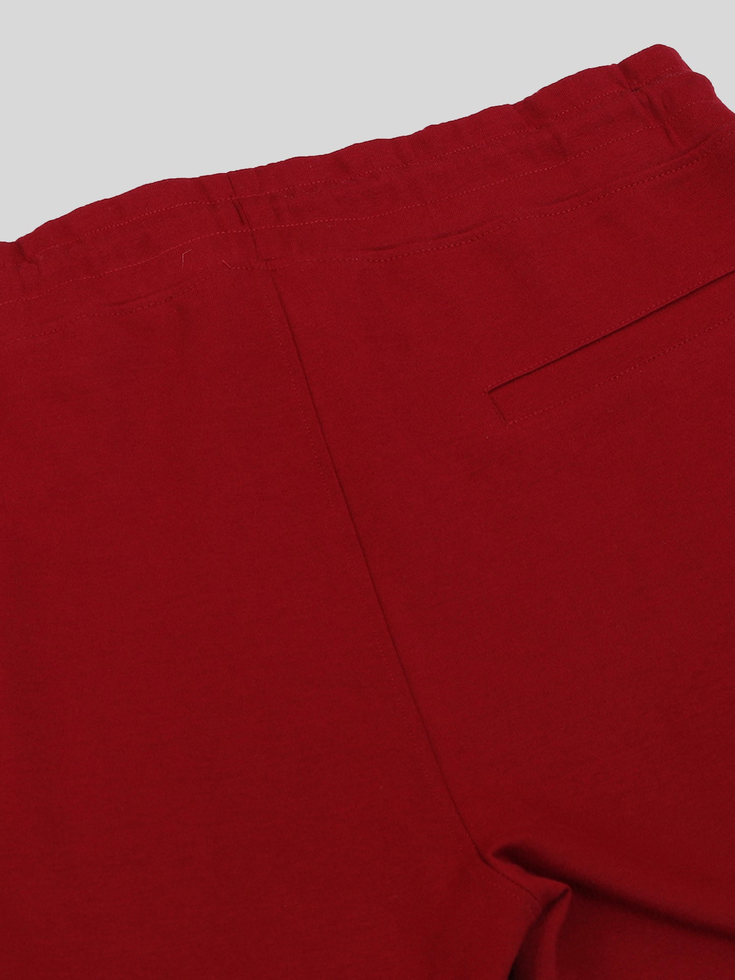 Engyne Flock Stripe Shorts – Flag Waving Detail Dark Red
