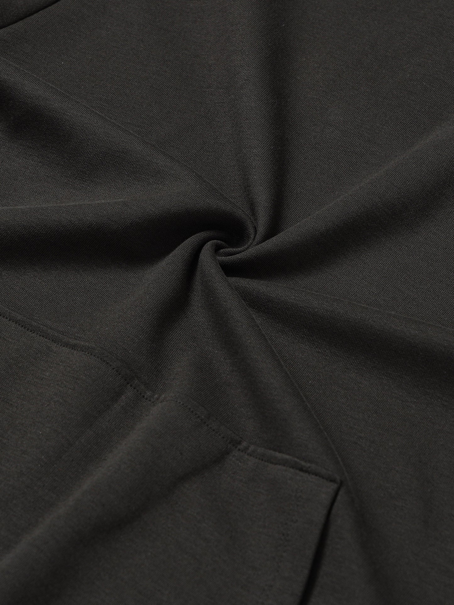 Engyne Essential Hooded Sweatshirt with Contrast HD Print in Rougen Cotton Poly Elastane Interlock Olive