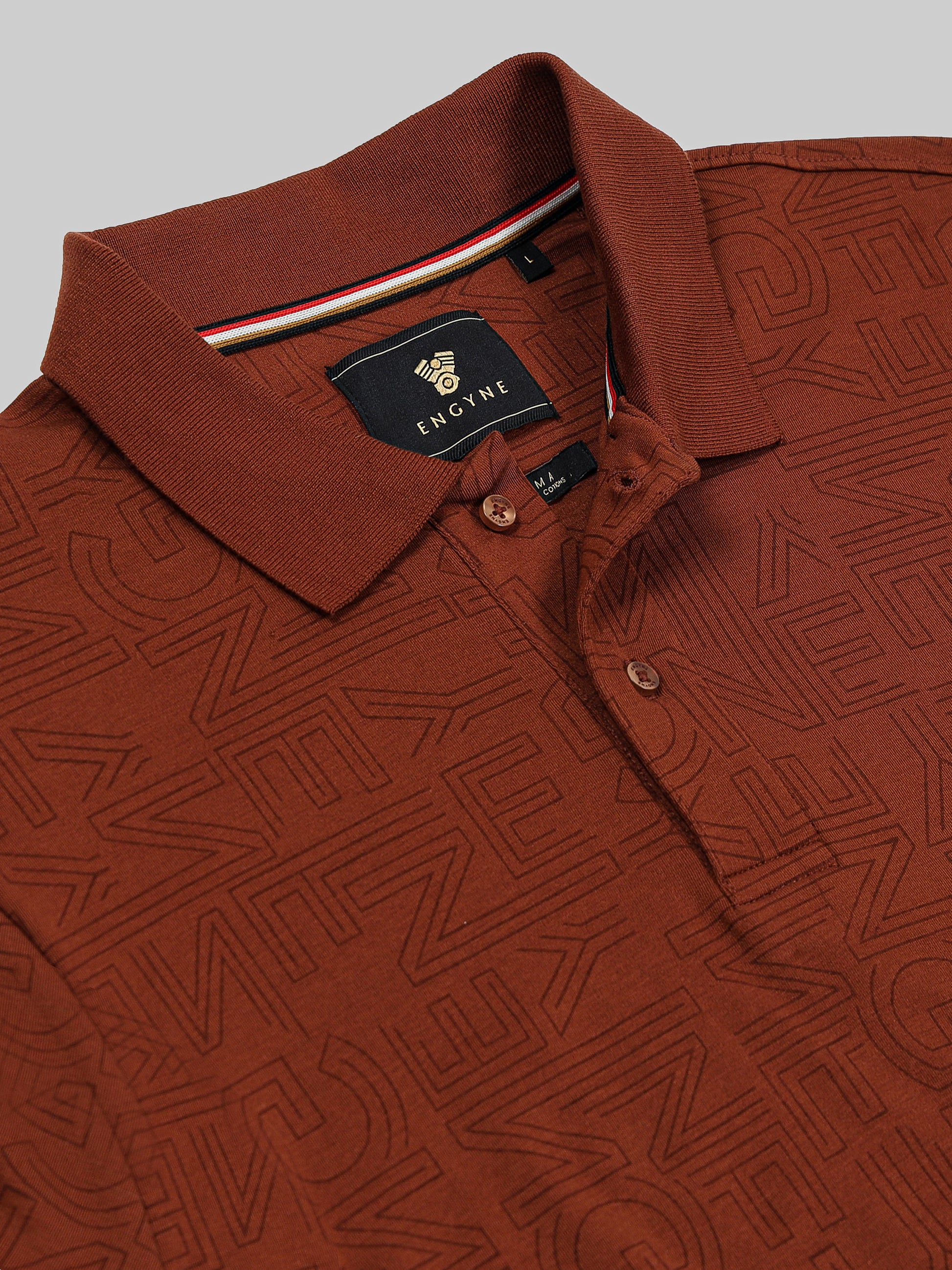 Brown polo tshirt for men 