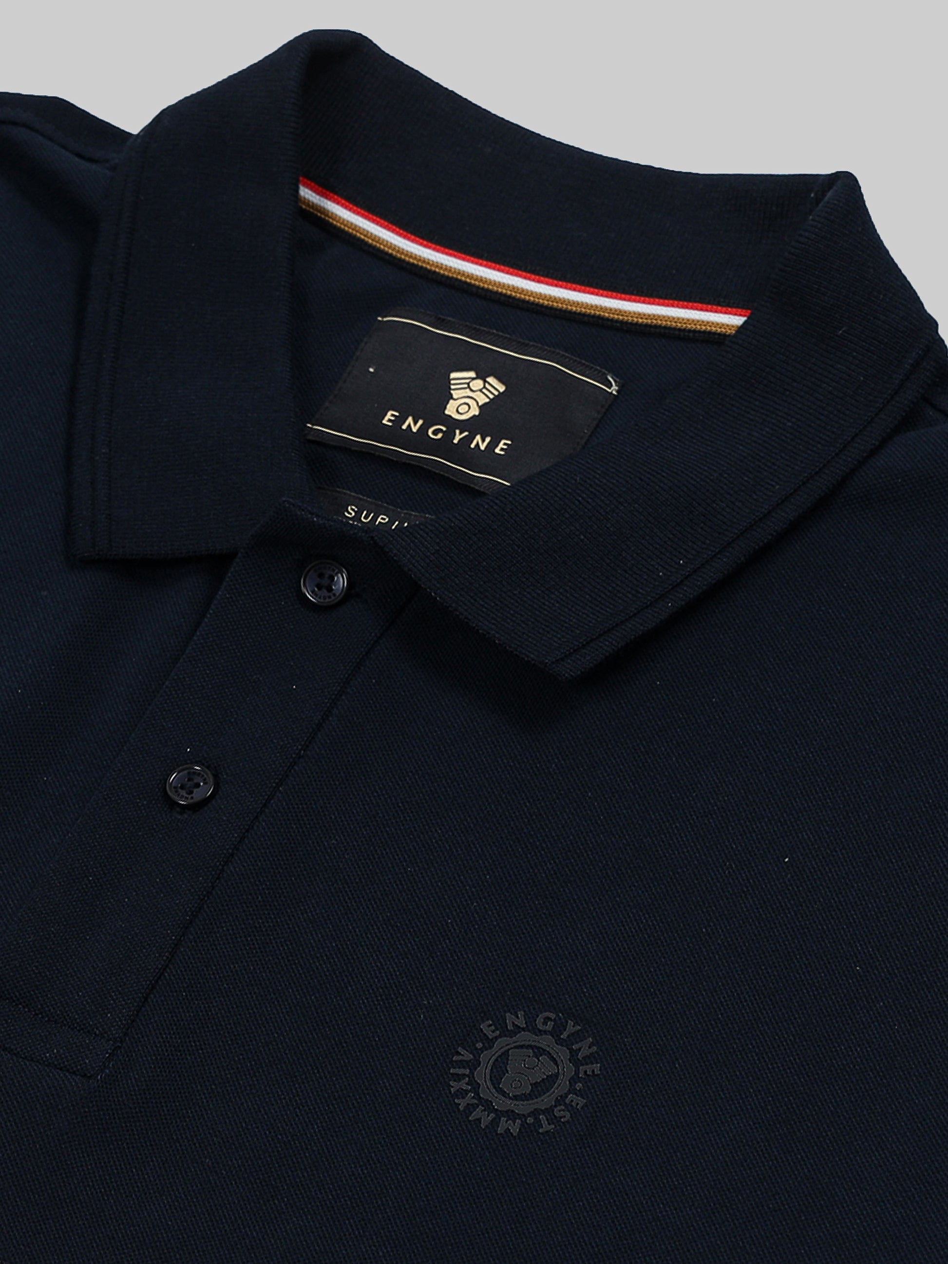 Navy blue polo tshirt for men