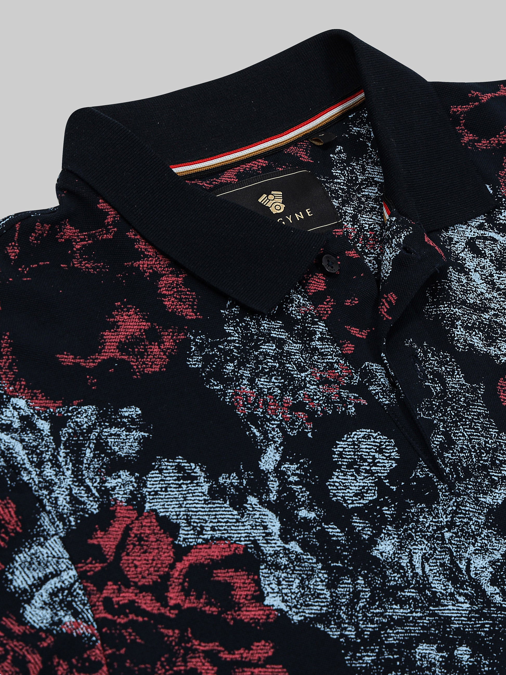 Navy blue polo tshirt for men 