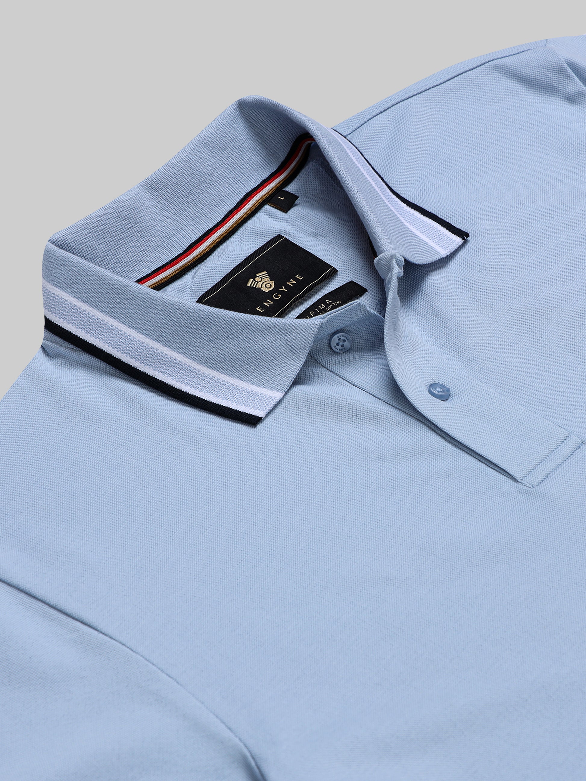 Sky blue polo tshirt