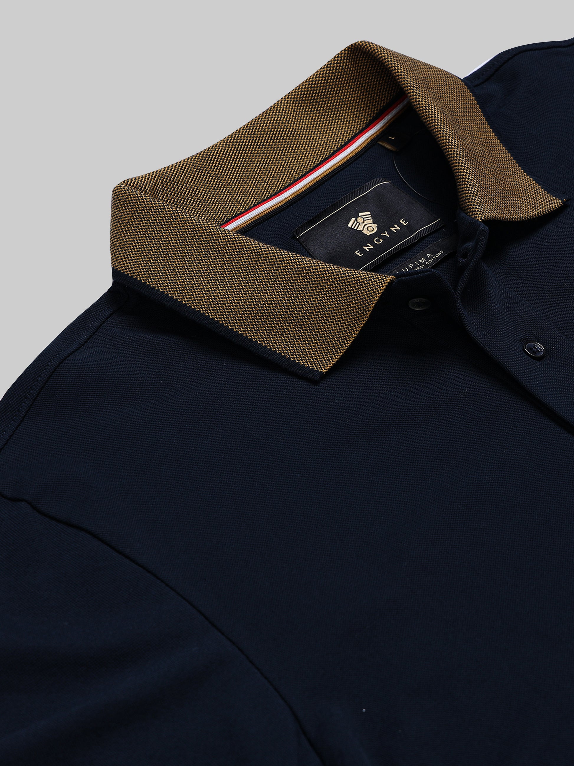 Navy blue polo tshirt for men