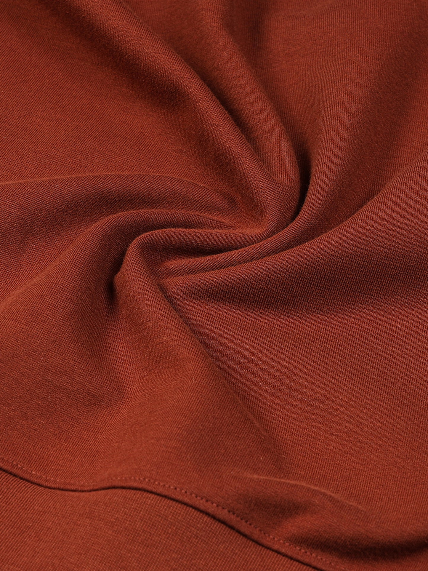 Crew Neck Sweatshirt with DTM Tuft 'Engyne' Embroidery Brown