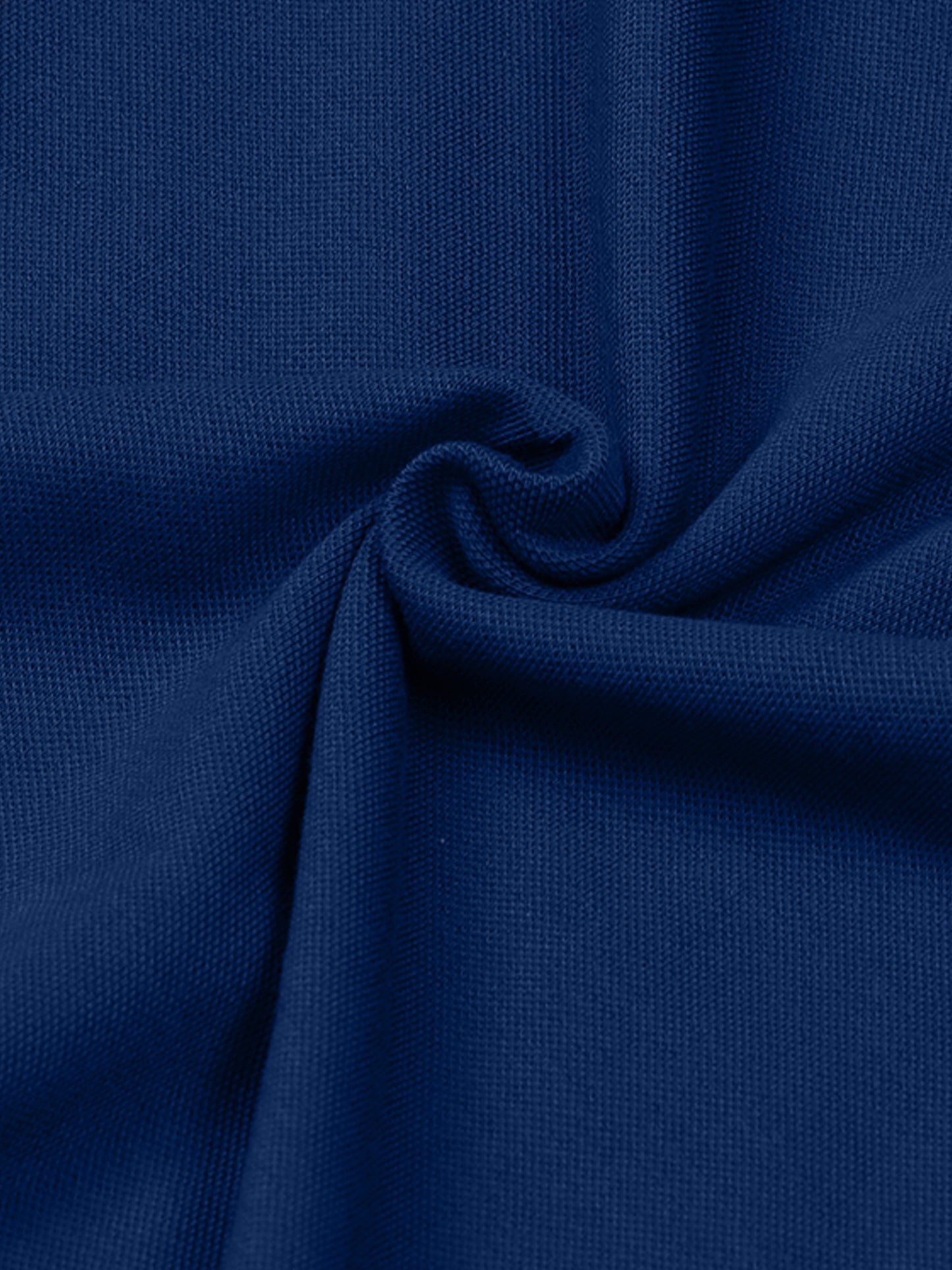 Engyne Supima Cotton Lycra Polo – Textured Collar & Shoulder Detail Dark Blue