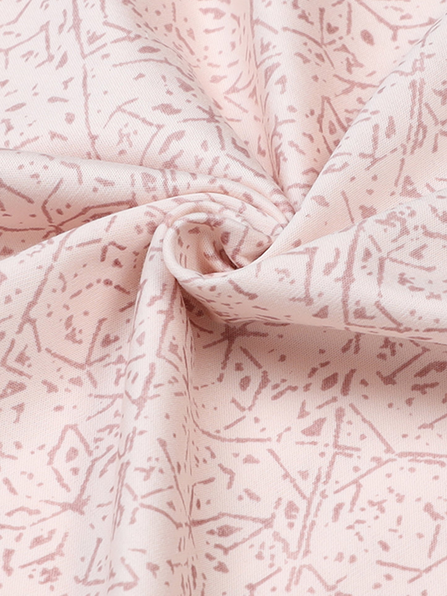 Regular-Fit Supima Cotton LuxeKnit Polo with Rotary Pigment Print and Slim DTM Collar Light Pink