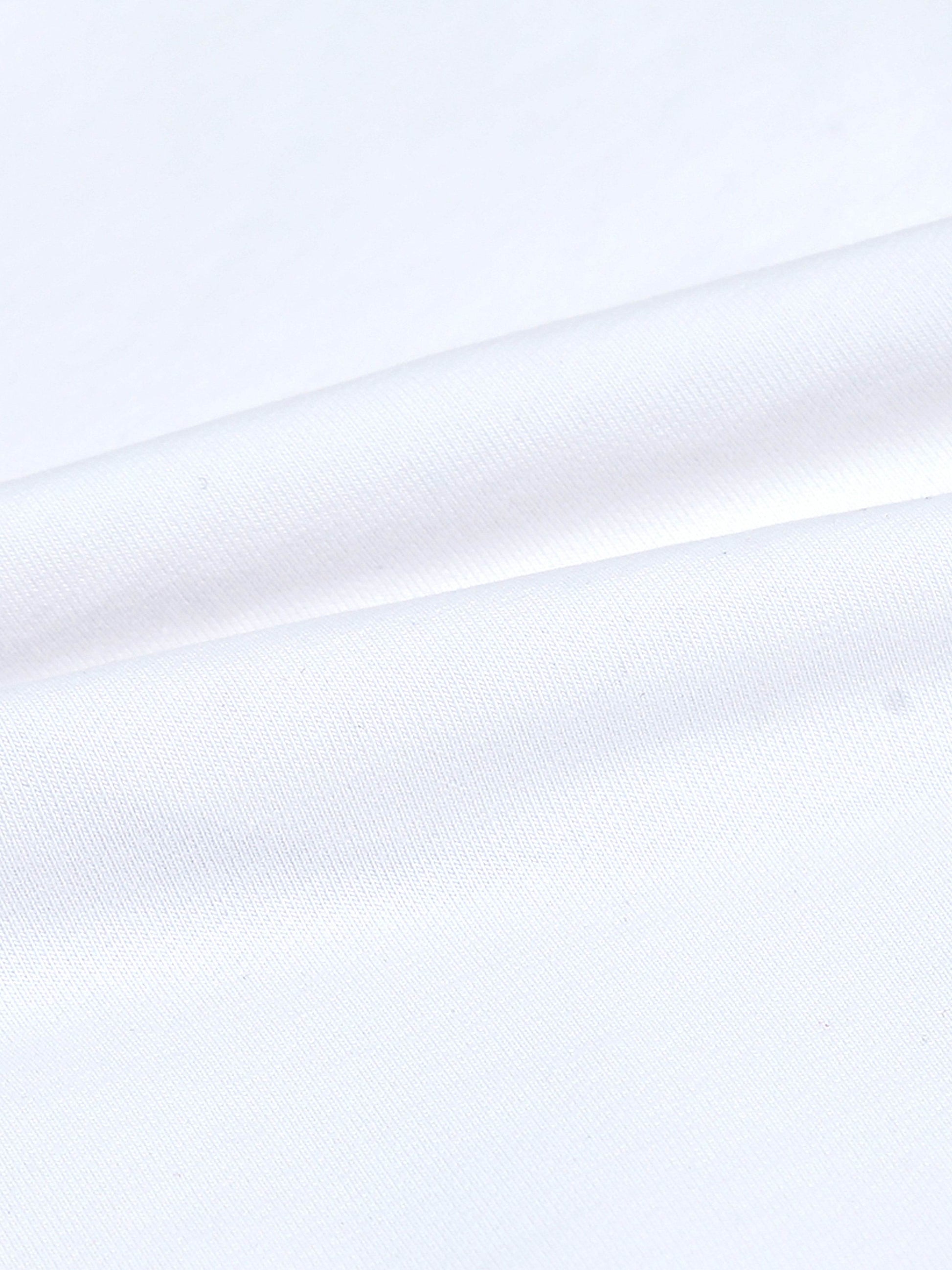 Engyne Contrast Cut & Sew Shorts – Rougen Lycra Loop Knit White - ENGYNE