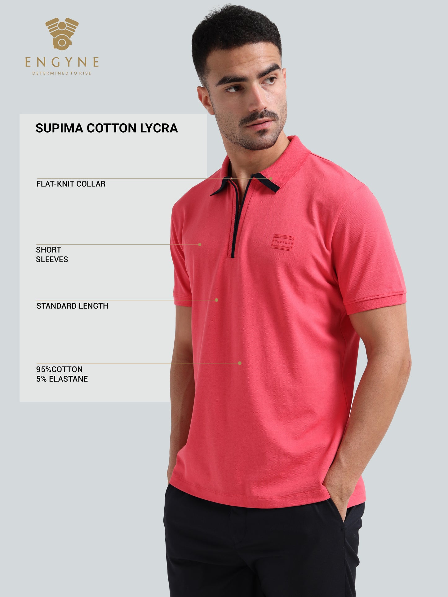 Neon Pink Polo 