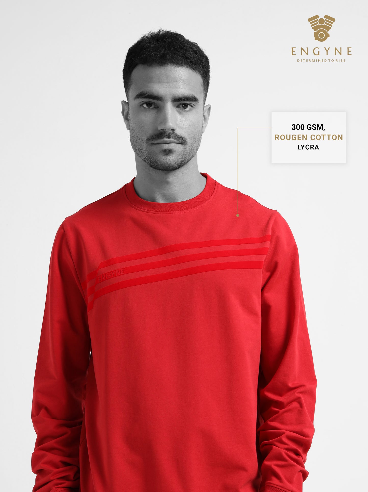Dark Red Crewneck Sweatshirt