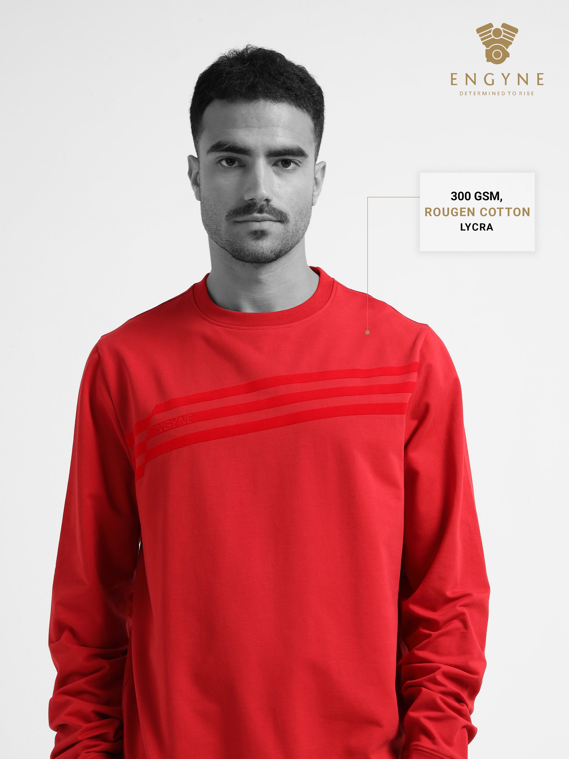 Dark Red Crewneck Sweatshirt