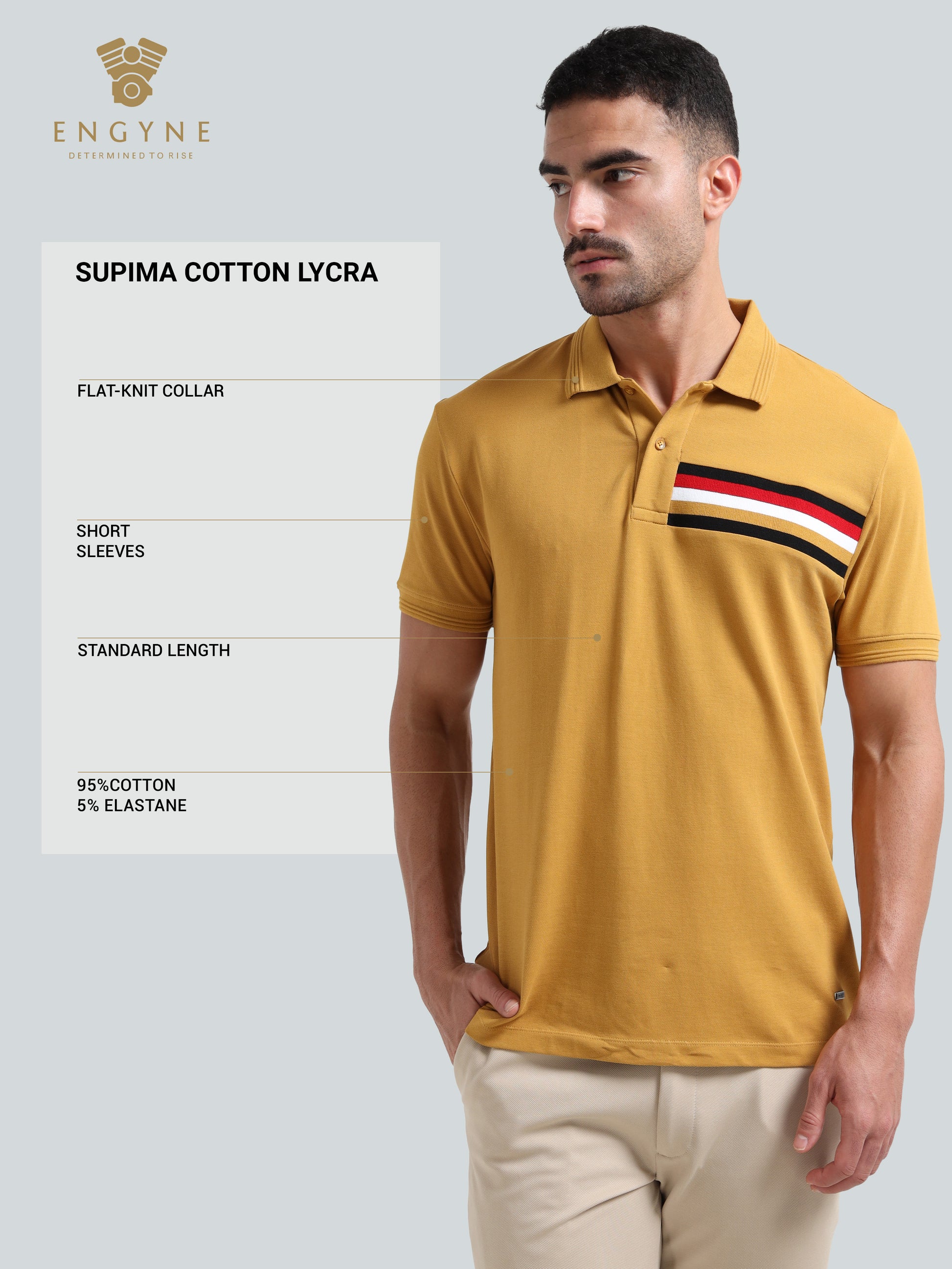  Mustard Polo Shirt