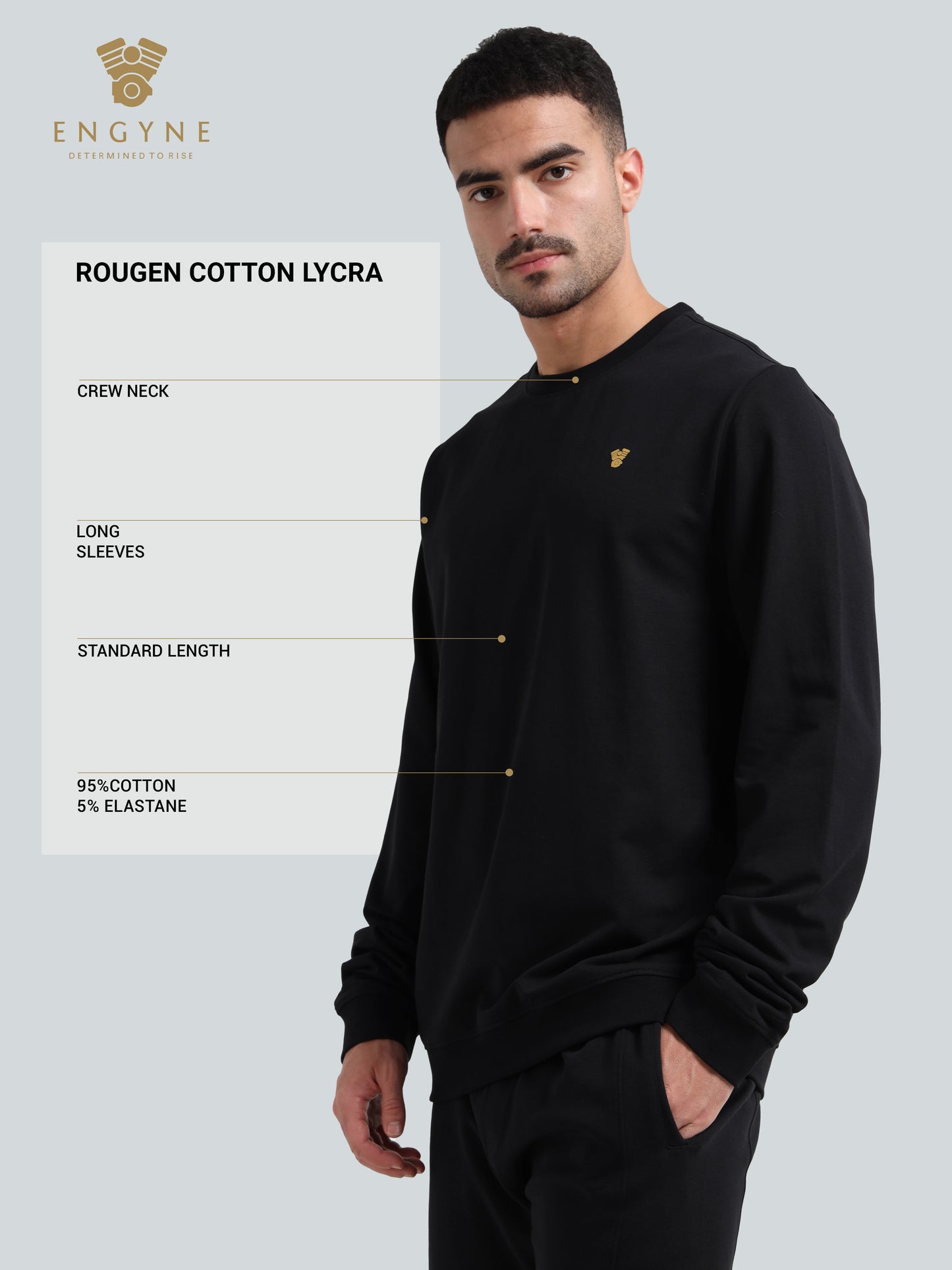 black Crewneck Sweatshirt