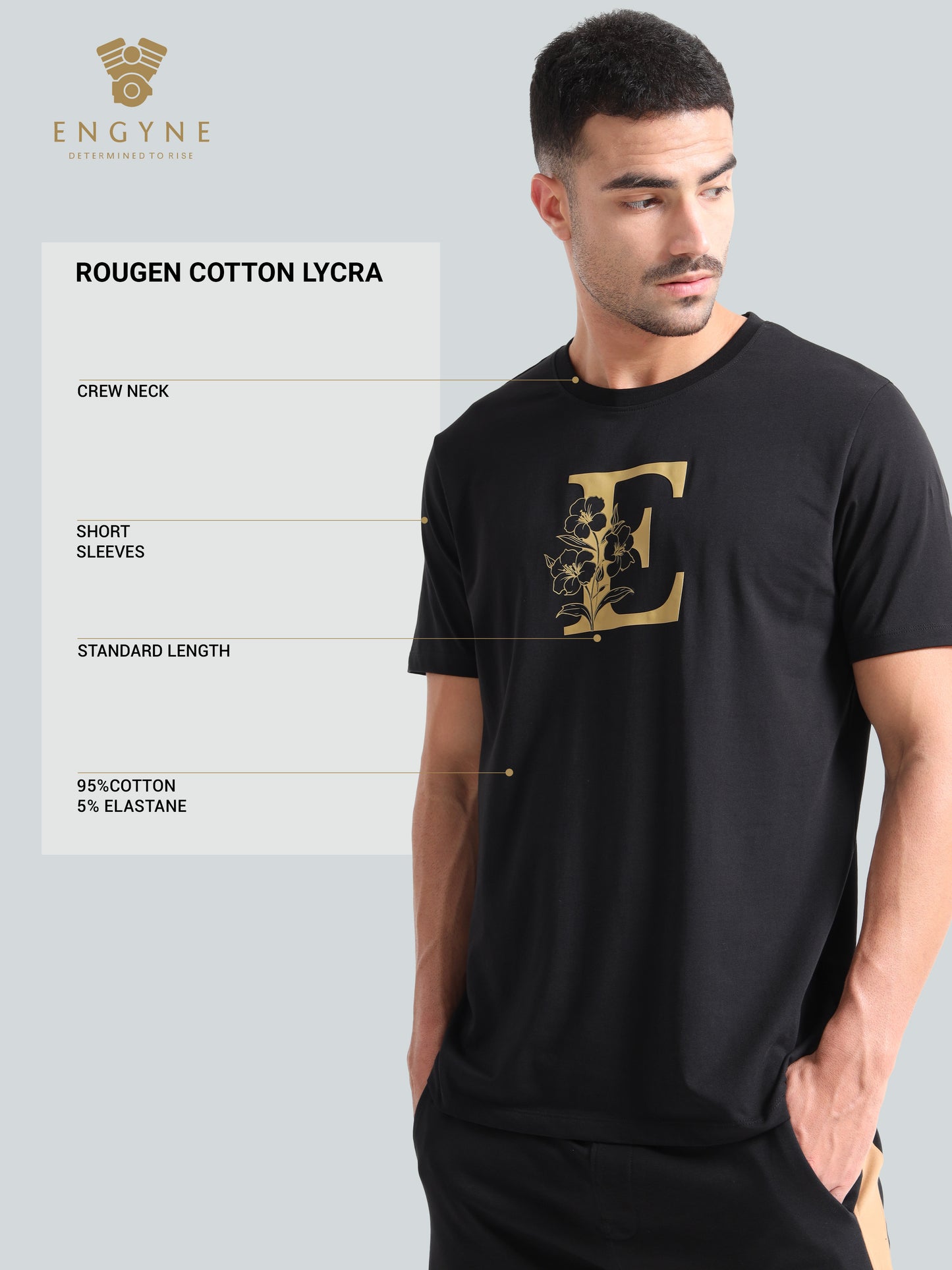 black t shirt