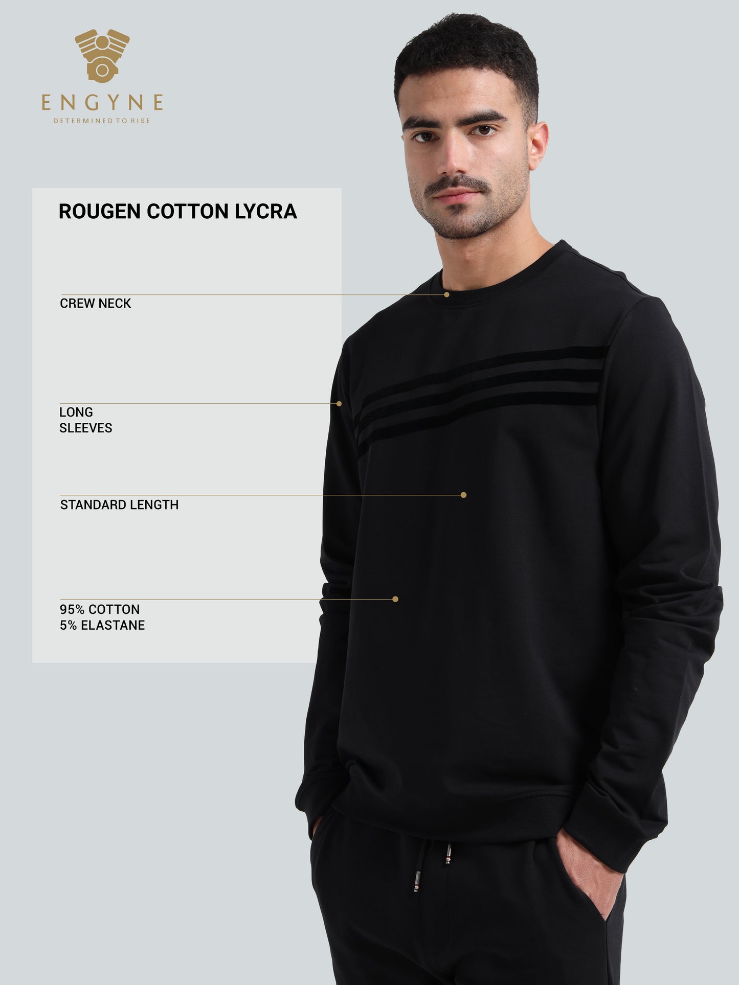 black Crewneck Sweatshirt