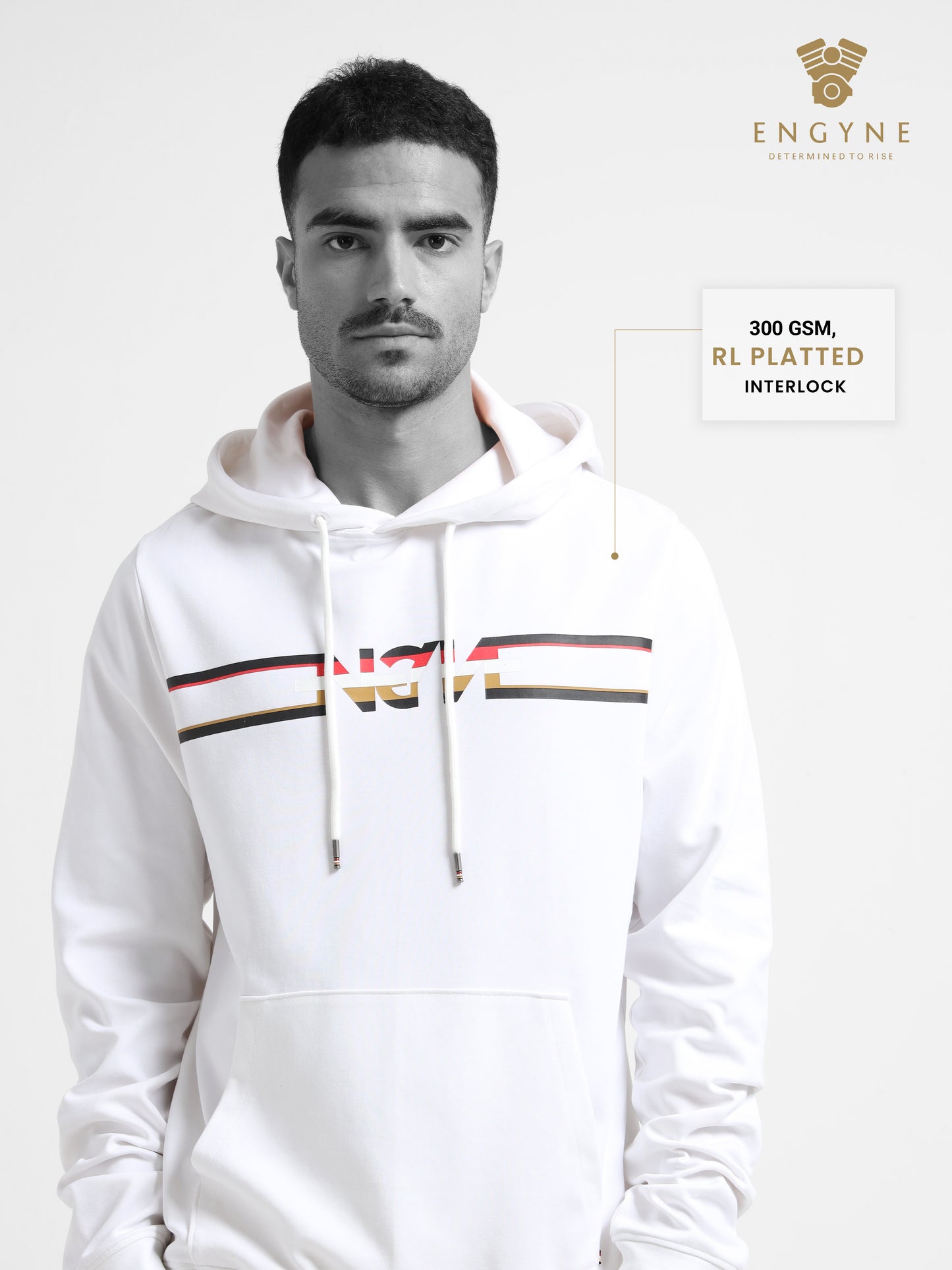 white hoodie