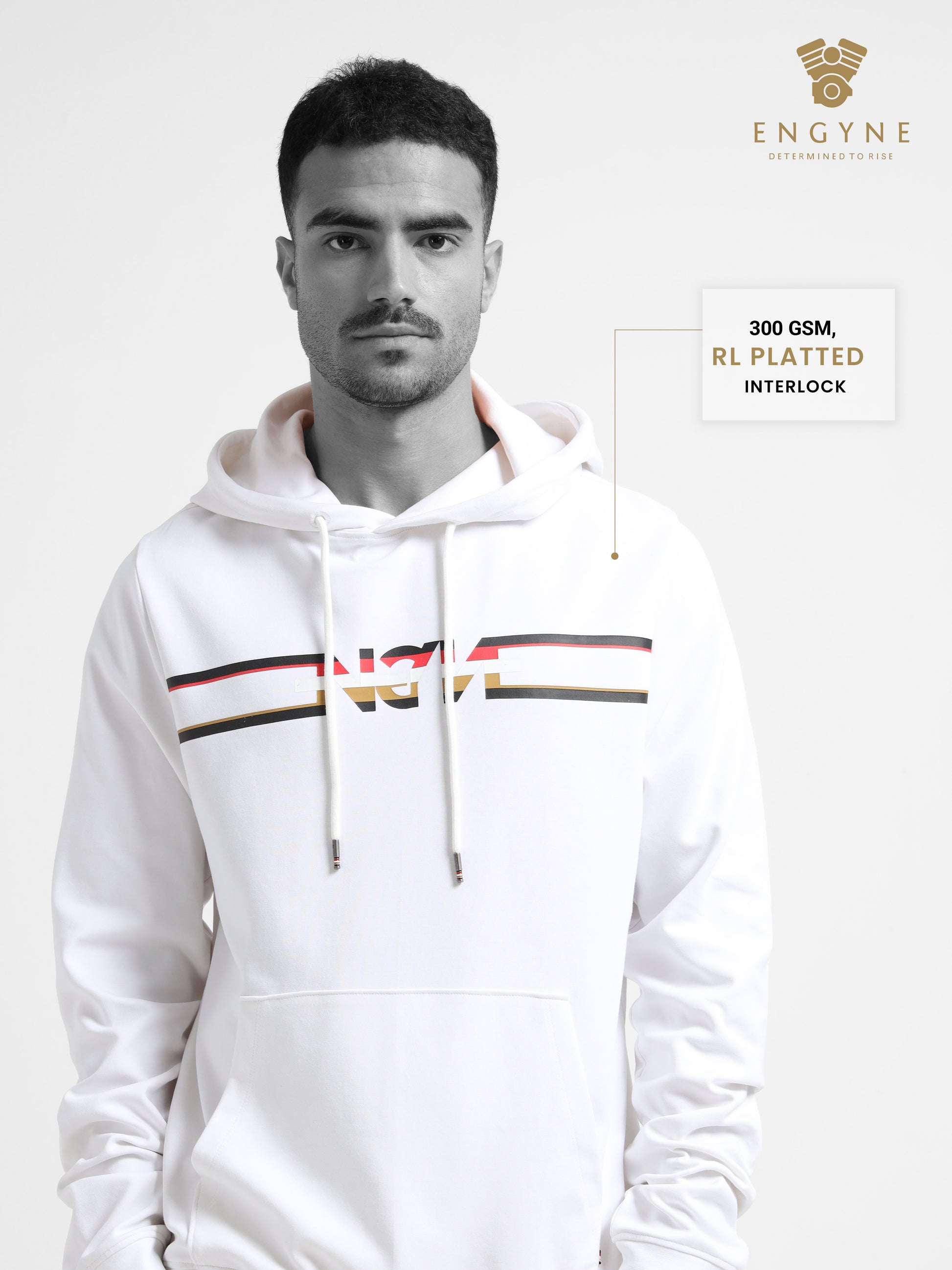 white hoodie