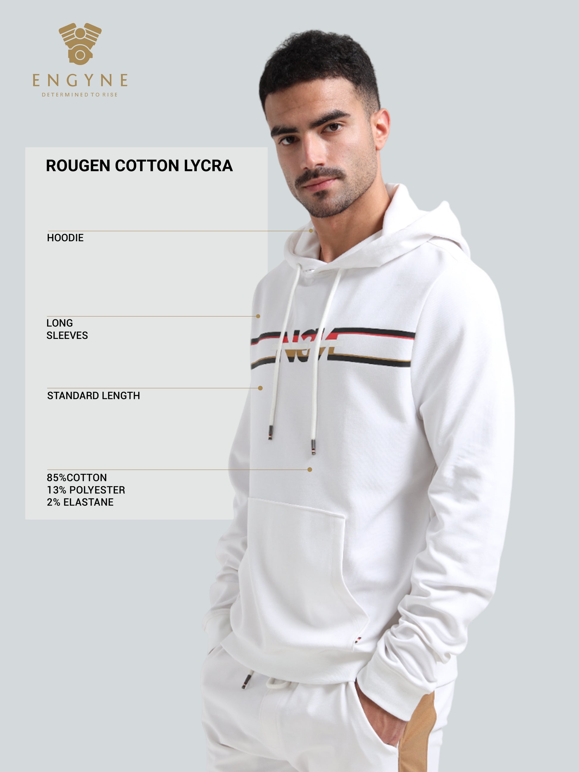 white hoodie
