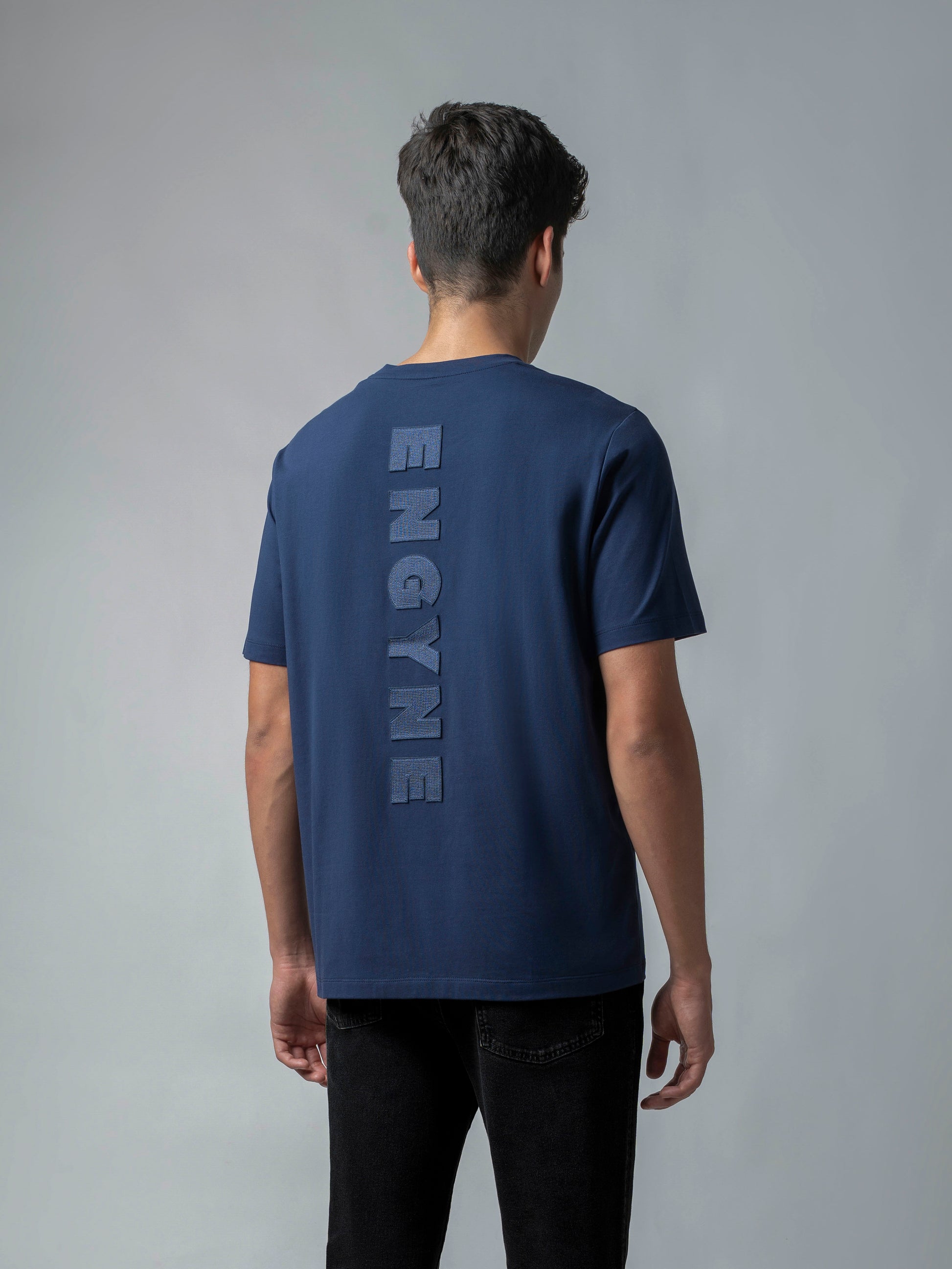 Iconic Emblem Dark Blue t shirt