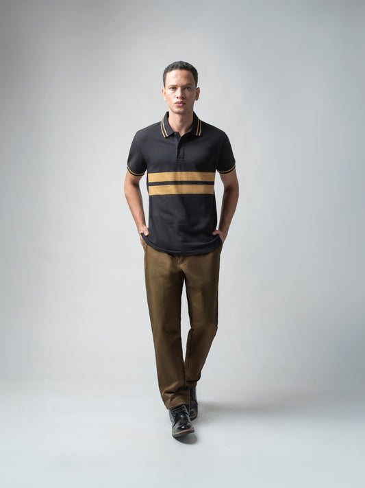 Black polo tshirt