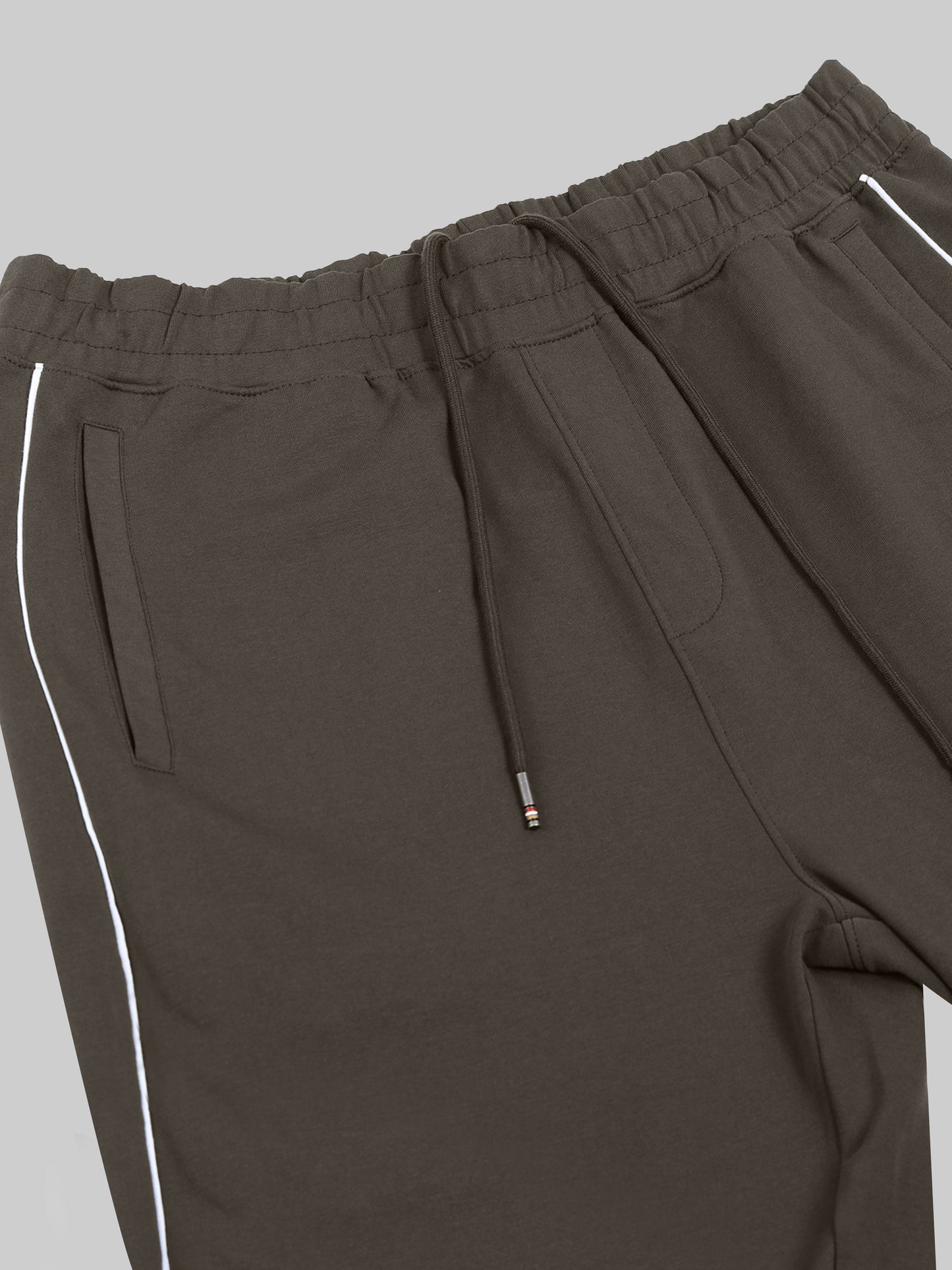 Engyne Cut & Sew Track Pant – Rougen Loop Knit Olive