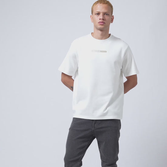 Oversized Supima Cotton Lycra Mens White T Shirts
