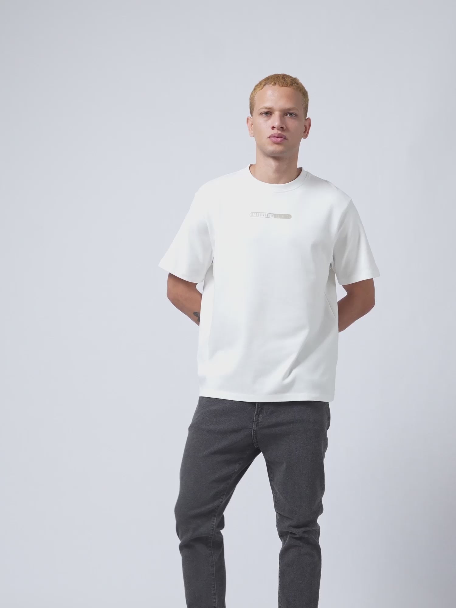 Oversized Supima Cotton Lycra Mens White T Shirts